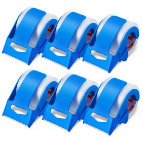 Clear Packing Tape 6 Rolls 25 Yards Clear Shipping Tape with Dispenser 2.7 Mil
